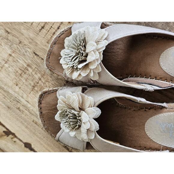LIFE STRIDE Floral Reef Wedge Sandal Women's Size 7 M EUC Coastal Bohemian - Picture 9 of 14